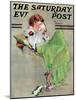 "Diary" Saturday Evening Post Cover, June 17,1933-Norman Rockwell-Mounted Giclee Print