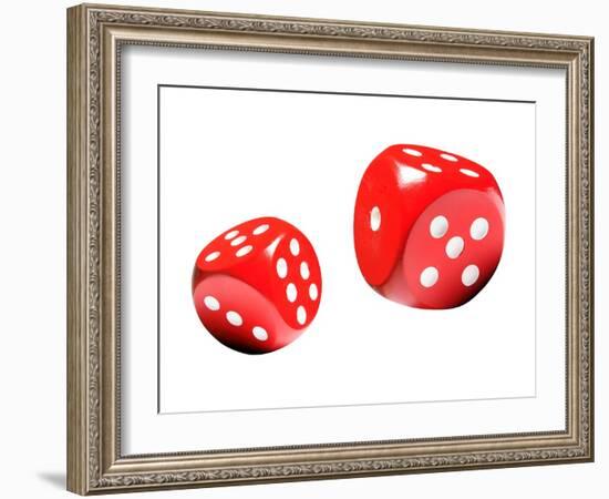 Dice, Artwork-Victor De Schwanberg-Framed Photographic Print