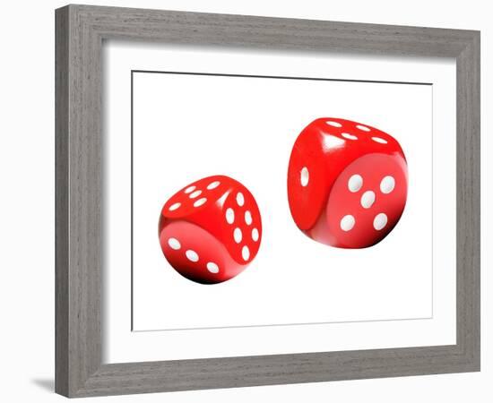 Dice, Artwork-Victor De Schwanberg-Framed Photographic Print