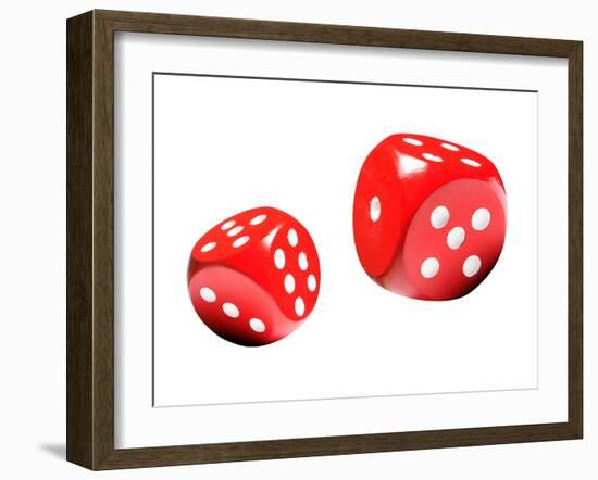 Dice, Artwork-Victor De Schwanberg-Framed Photographic Print