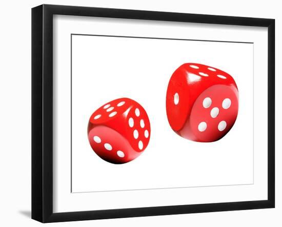 Dice, Artwork-Victor De Schwanberg-Framed Photographic Print