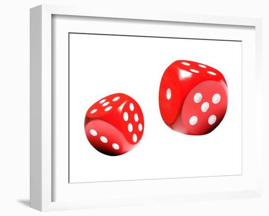 Dice, Artwork-Victor De Schwanberg-Framed Photographic Print