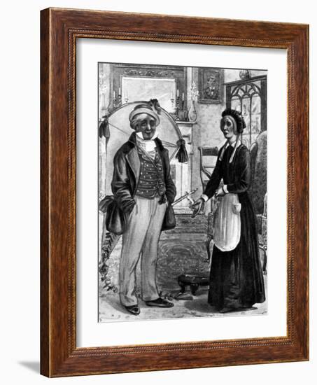 Dick and Betsy Trotwood, 1904-S & Co Hildesheimer-Framed Giclee Print