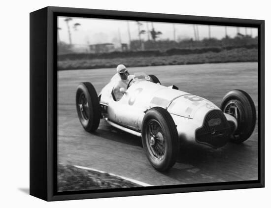 Dick Seaman's Mercedes, Donington Grand Prix, 1938-null-Framed Premier Image Canvas