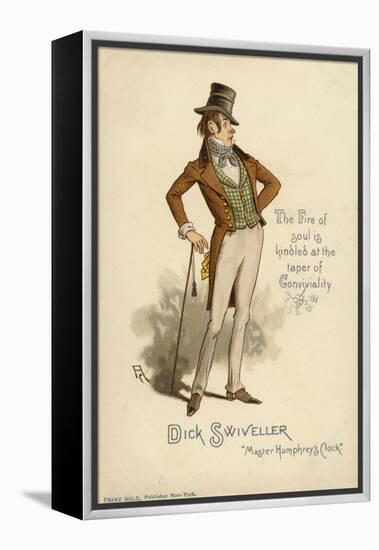 Dick Swiveller, from the Old Curiosity Shop-null-Framed Premier Image Canvas