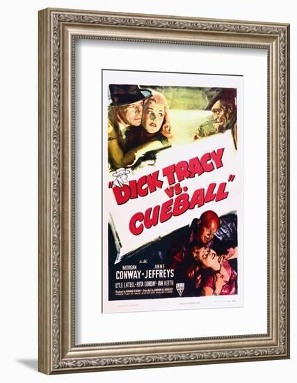 Dick Tracy Vs. Cueball-null-Framed Photo