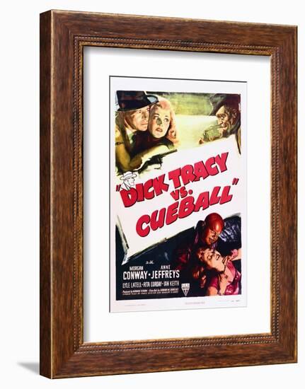 Dick Tracy Vs. Cueball-null-Framed Photo