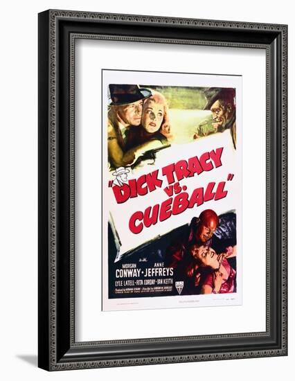 Dick Tracy Vs. Cueball-null-Framed Photo