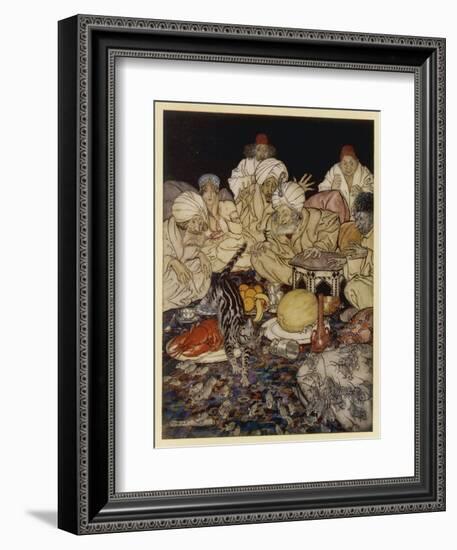 Dick Whittington-Arthur Rackham-Framed Art Print