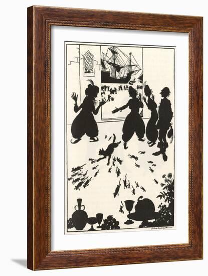 Dick Whittington-Arthur Rackham-Framed Art Print