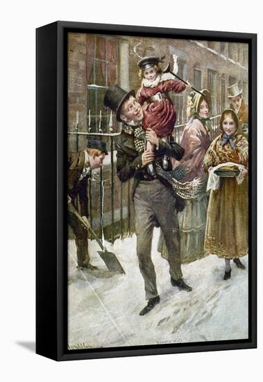 Dickens: A Christmas Carol-Harold Copping-Framed Premier Image Canvas