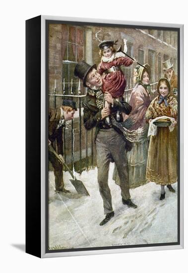 Dickens: A Christmas Carol-Harold Copping-Framed Premier Image Canvas