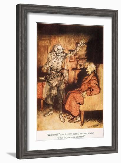 Dickens: A Christmas Carol-Arthur Rackham-Framed Giclee Print