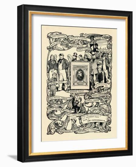 'Dickens Centenary Stamp', 1912-Stephen Reid-Framed Photographic Print