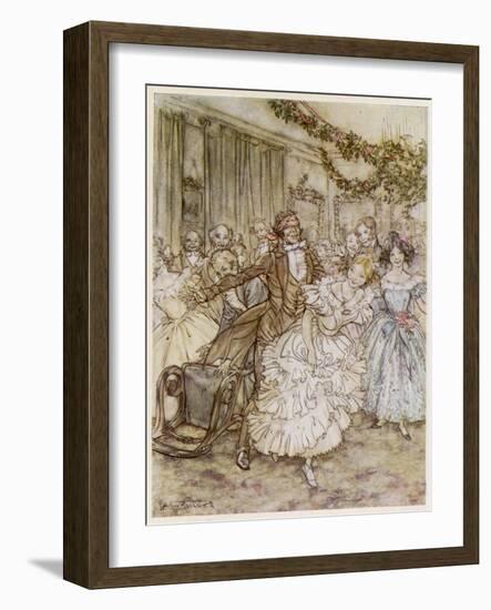 Dickens, Christmas Carol-Arthur Rackham-Framed Art Print