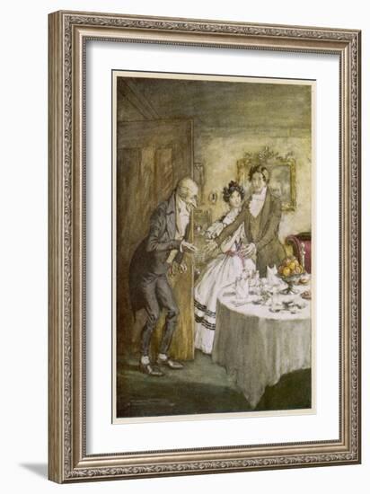 Dickens, Christmas Carol-Arthur Rackham-Framed Art Print