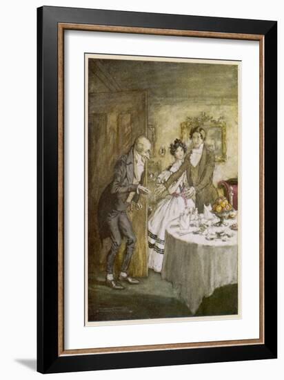 Dickens, Christmas Carol-Arthur Rackham-Framed Art Print