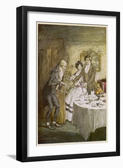 Dickens, Christmas Carol-Arthur Rackham-Framed Art Print