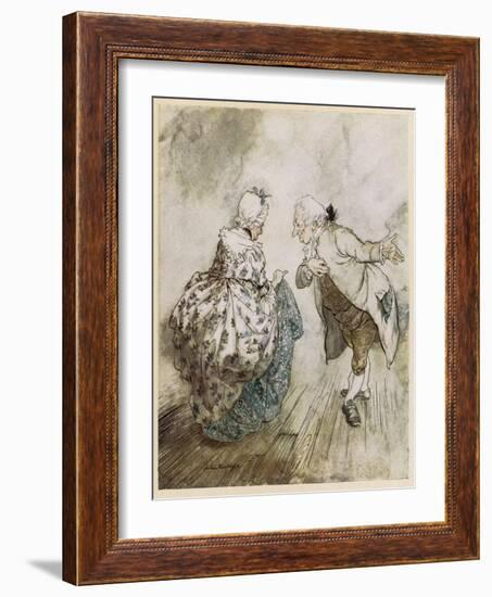 Dickens, Christmas Carol-Arthur Rackham-Framed Art Print