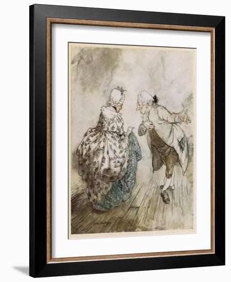 Dickens, Christmas Carol-Arthur Rackham-Framed Art Print