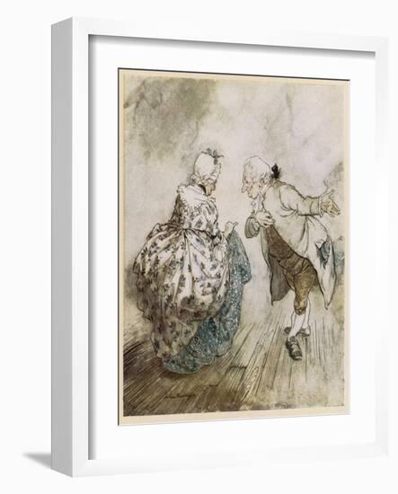 Dickens, Christmas Carol-Arthur Rackham-Framed Art Print