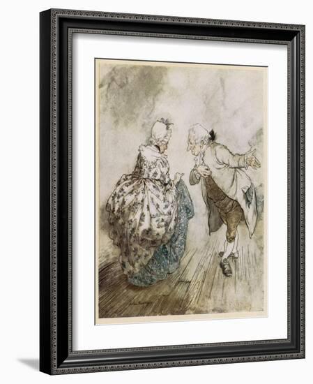 Dickens, Christmas Carol-Arthur Rackham-Framed Art Print