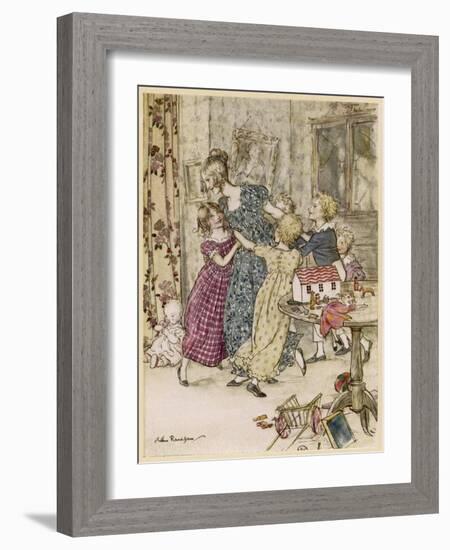 Dickens, Christmas Carol-Arthur Rackham-Framed Art Print