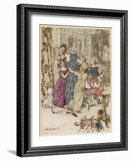 Dickens, Christmas Carol-Arthur Rackham-Framed Art Print