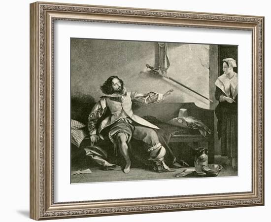 Dickens in Every Man in his Humour-Charles Robert Leslie-Framed Giclee Print