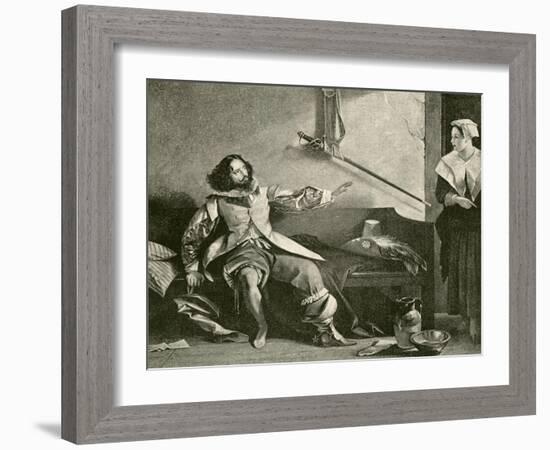 Dickens in Every Man in his Humour-Charles Robert Leslie-Framed Giclee Print