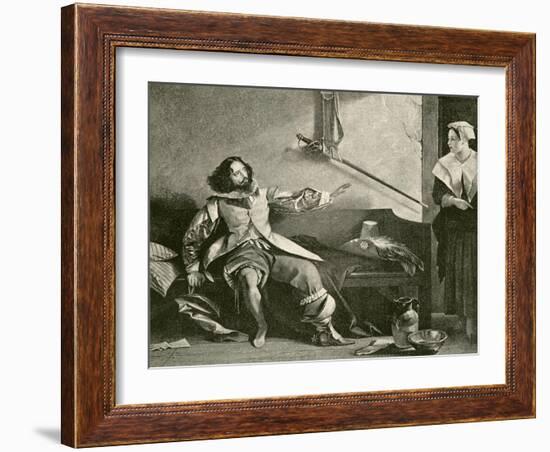 Dickens in Every Man in his Humour-Charles Robert Leslie-Framed Giclee Print