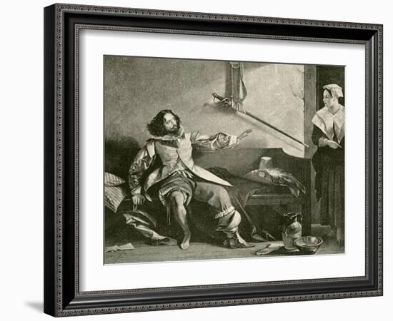 Dickens in Every Man in his Humour-Charles Robert Leslie-Framed Giclee Print