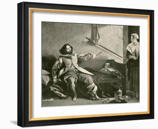 Dickens in Every Man in his Humour-Charles Robert Leslie-Framed Giclee Print