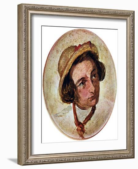 Dickens in the Character of Sir Charles Coldstream, 1850S-Augustus Leopold Egg-Framed Giclee Print