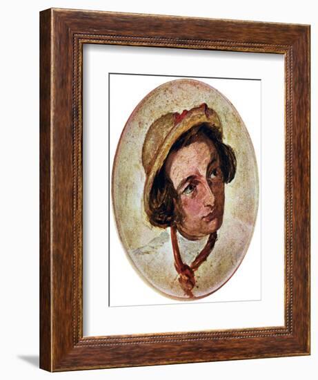 Dickens in the Character of Sir Charles Coldstream, 1850S-Augustus Leopold Egg-Framed Giclee Print