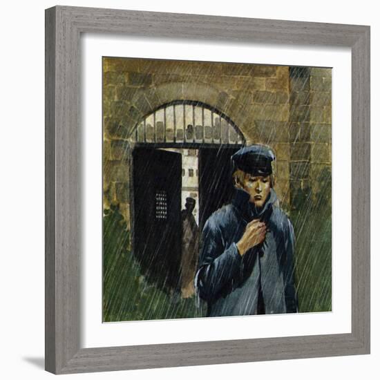 Dickens Was Allowed to Visit His Parents in Debtor's Prison on Sundays-Alberto Salinas-Framed Giclee Print