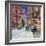 Dickensian Christmas Scene-Angus Mcbride-Framed Giclee Print