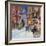 Dickensian Christmas Scene-Angus Mcbride-Framed Giclee Print