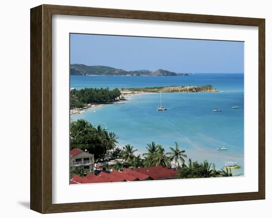 Dickenson Bay, Antigua, Leeward Islands, West Indies, Caribbean, Central America-J Lightfoot-Framed Photographic Print