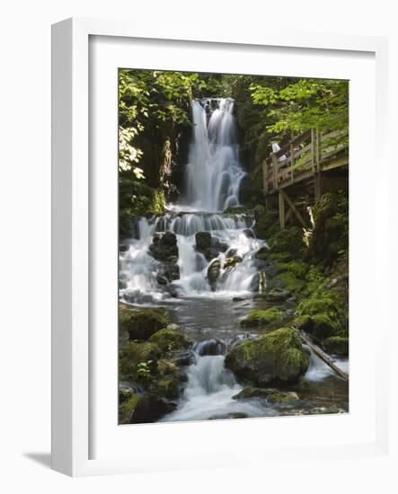 Dickson Falls in Fundy National Park, New Brunswick, Canada, North America-Michael DeFreitas-Framed Photographic Print