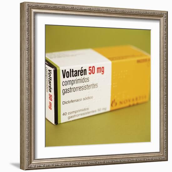 Diclofenac Painkiller Tablets-Cristina-Framed Premium Photographic Print