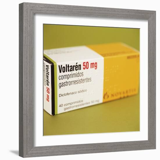 Diclofenac Painkiller Tablets-Cristina-Framed Premium Photographic Print