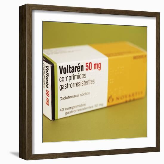 Diclofenac Painkiller Tablets-Cristina-Framed Premium Photographic Print