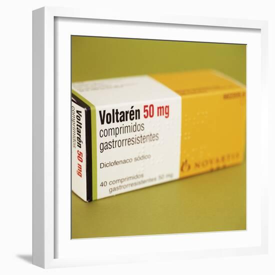 Diclofenac Painkiller Tablets-Cristina-Framed Premium Photographic Print