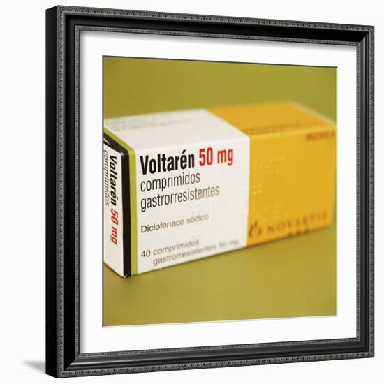 Diclofenac Painkiller Tablets-Cristina-Framed Premium Photographic Print