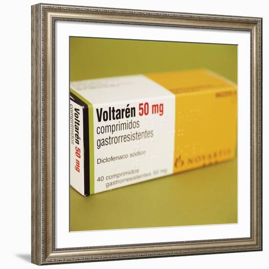 Diclofenac Painkiller Tablets-Cristina-Framed Photographic Print