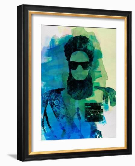 Dictator Watercolor 1-Lora Feldman-Framed Art Print