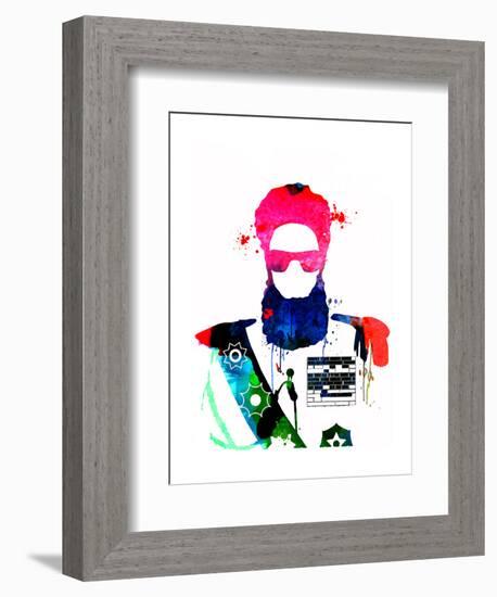 Dictator Watercolor 2-Lora Feldman-Framed Art Print