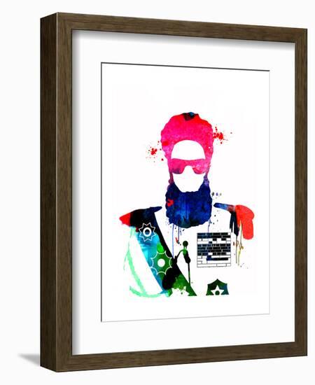 Dictator Watercolor 2-Lora Feldman-Framed Art Print