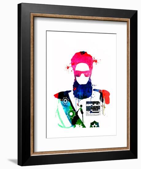 Dictator Watercolor 2-Lora Feldman-Framed Art Print